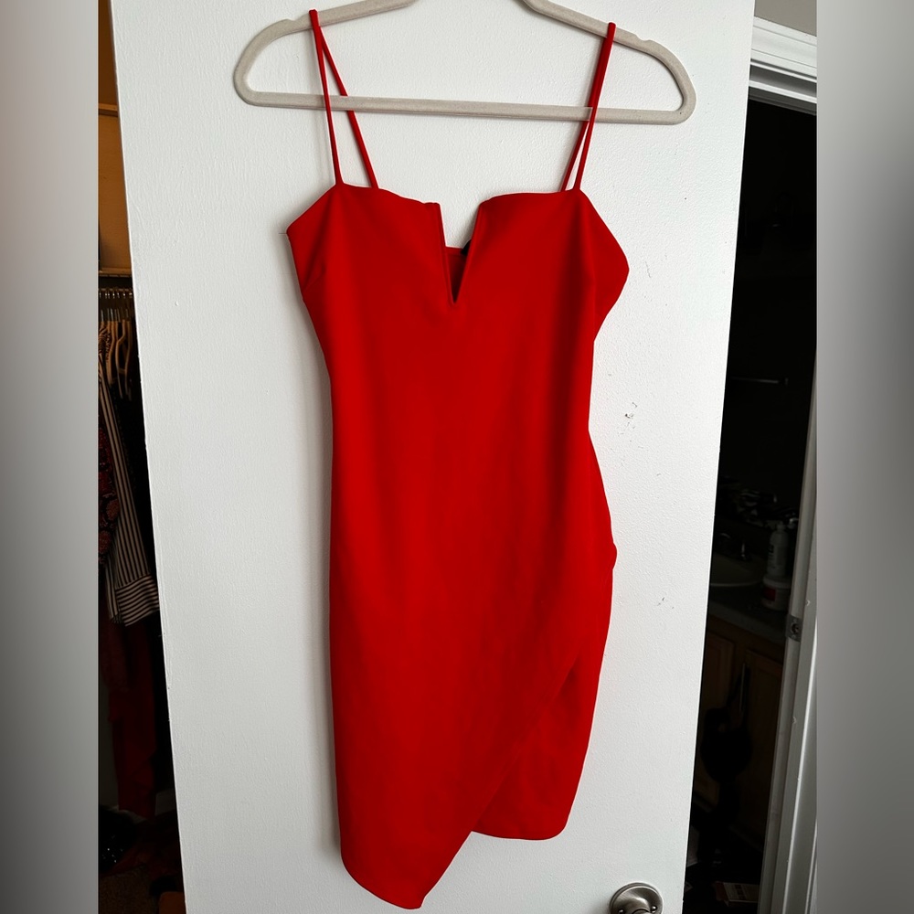 Red dress